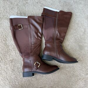 Torrid Extra Wide Calf Brown Knee-High Women's Boots